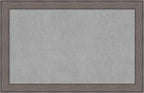 Amanti Art Grey Framed Magnetic Board 29x45 Large Vision Board by AmantiArt