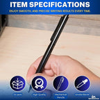 1InTheOffice Mechanical Pencils 0.7mm, HB Lead, Smoke Barrel 24 Pack - Image 7