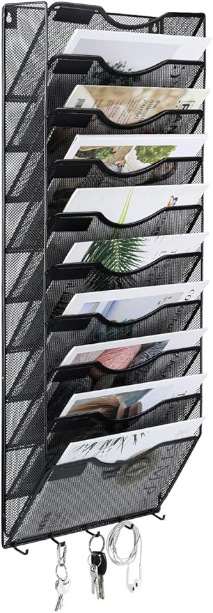 EasyPAG 10 Pocket Mesh Wall File Organizer - Image 2