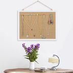 FEBSNOW Cork Board Bulletin Board 15.7 x 12 Inches - Image 5
