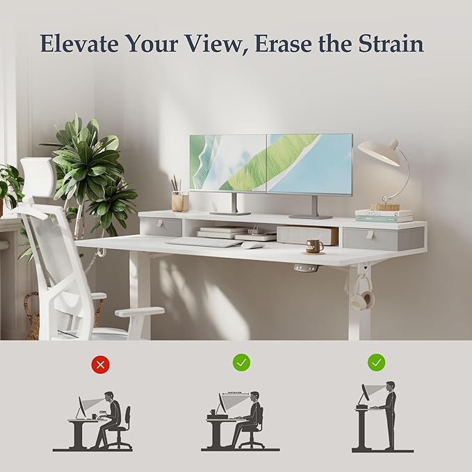 Klicelor 55 Inch Electric Standing Desk - Image 6