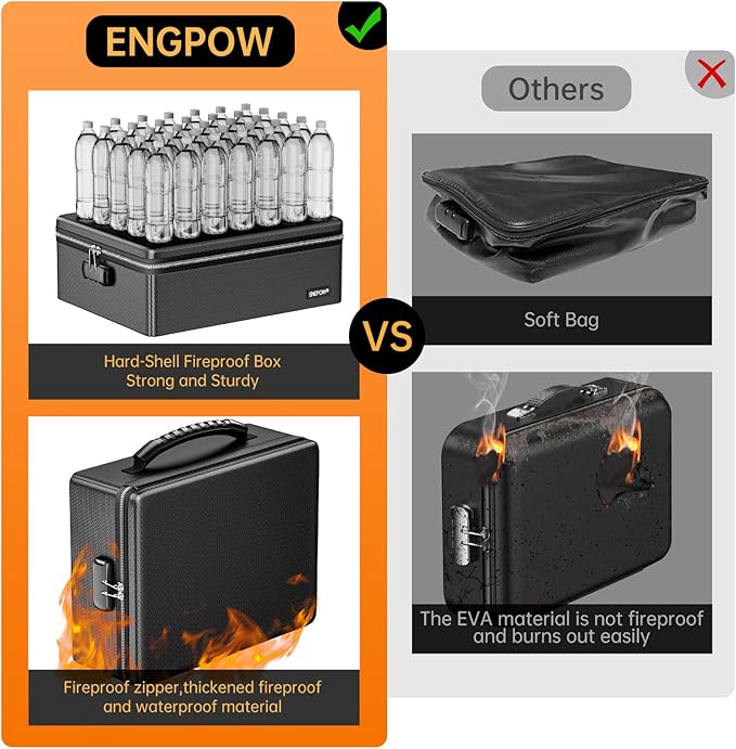 ENGPOW Fireproof Document Box - Image 3