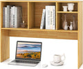 Tangkula Desktop Bookshelf, Countertop Storage Hutch by TANGKULA