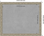 Amanti Art Silver Framed Magnetic Board 36x44 X-Large Vision Board - Image 2