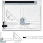 zonon a4 portable drawing board, multi-function metric drafting shown in use