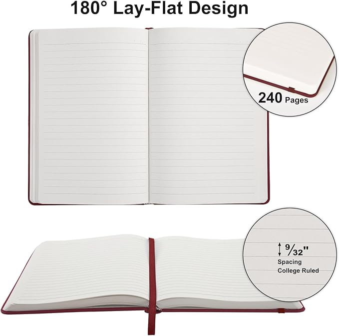 Comix Lined Journal Notebook for Women Men, Journaling Notebooks for Office - Image 4