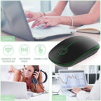 VssoPlor Wireless Mouse, 2.4G Slim Portable Computer Laptop Mouse - Image 6