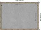 Amanti Art Silver Framed Magnetic Board 22x30 Medium Vision Board - Image 2
