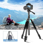 PULUZ 64"/164cm Video Tripod, Metal Camera Tripod - Image 6