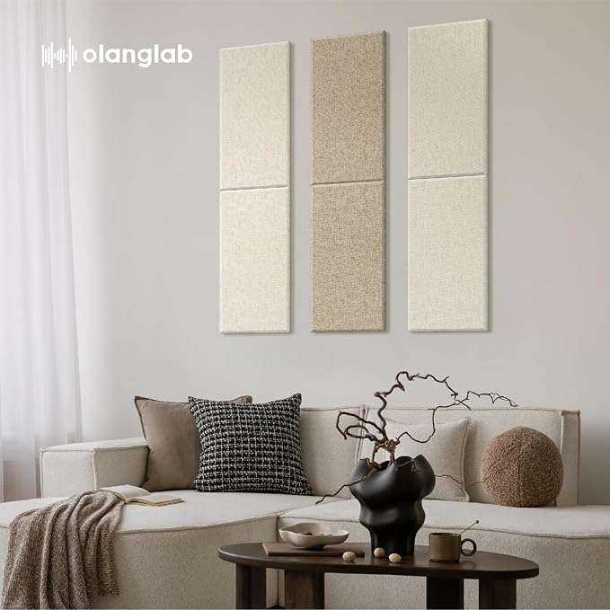 Olanglab Fiberglass Acoustic Wall Panels 4 Pack, 11.8'' x 23.6'' Sound Panels - Image 7