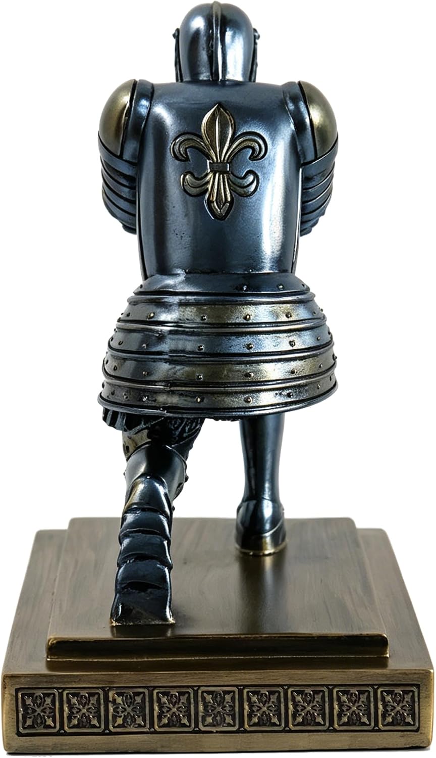 Soldier Executive Knight Pen Holder Personalized Desk Organizers Blue