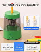 ZMOL Electric Rechargeable Pencil Sharpener, Automatic Pencil Sharpeners Kids - Image 6