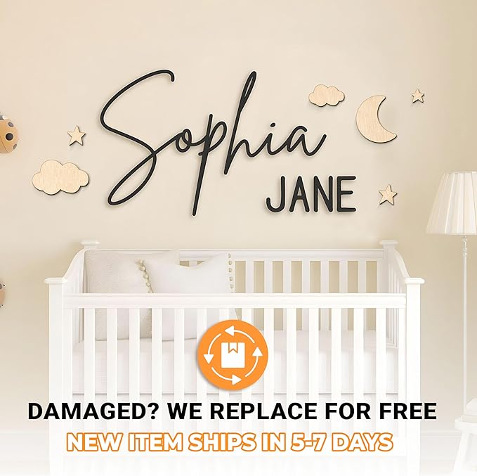 Personalized Name Sign for Nursery - Image 3