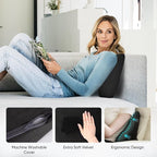 AHUAWA Lumbar Support Pillow for Recliner Chair and Couch, Memory Foam Back - Image 6