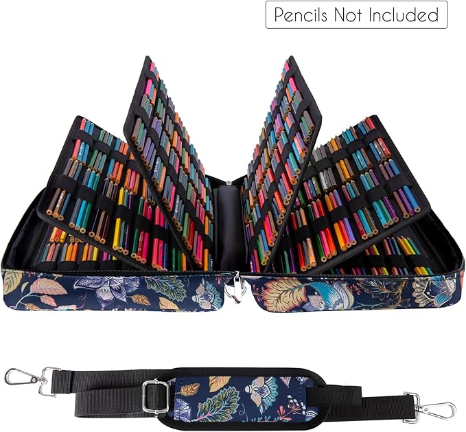 YOUSHARES Big Capacity Colored Pencil Case - Image 3