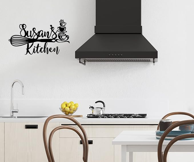 Custom Kitchen Name Sign, Personalized Kitchen Metal Sign, Kitchen Art Wall - Image 5