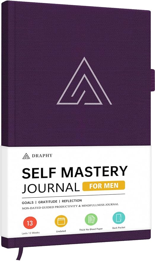 Self-Mastery Journal for Men by Draphy