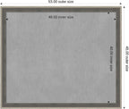Amanti Art Grey Framed Magnetic Board 45x53 Oversize Vision Board - Image 2