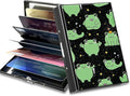 BWEGRHE Slim Credit Card Holder, Princess Frog RFID Blocking Metal Wallet by BWEGRHE