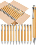 lyforx Bamboo Pens Bulk Wooden Bamboo Pens Engraving Wooden Ballpoint Pen by lyforx