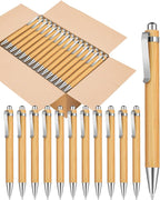 lyforx Bamboo Pens Bulk Wooden Bamboo Pens Engraving Wooden Ballpoint Pen by lyforx