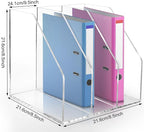 WYFHLPMMA Acrylic Paper Tray Stackable Letter Organizers, Desk A4 File Holder - Image 2