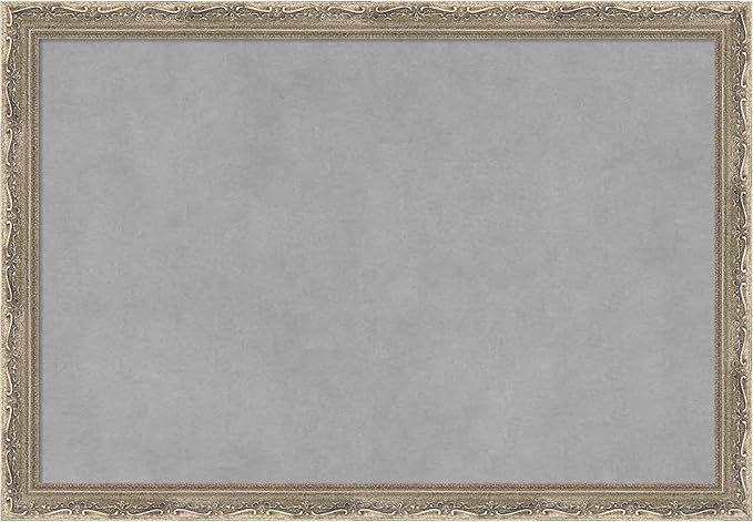 Amanti Art Silver Framed Magnetic Board 14x20 Small Vision Board by AmantiArt