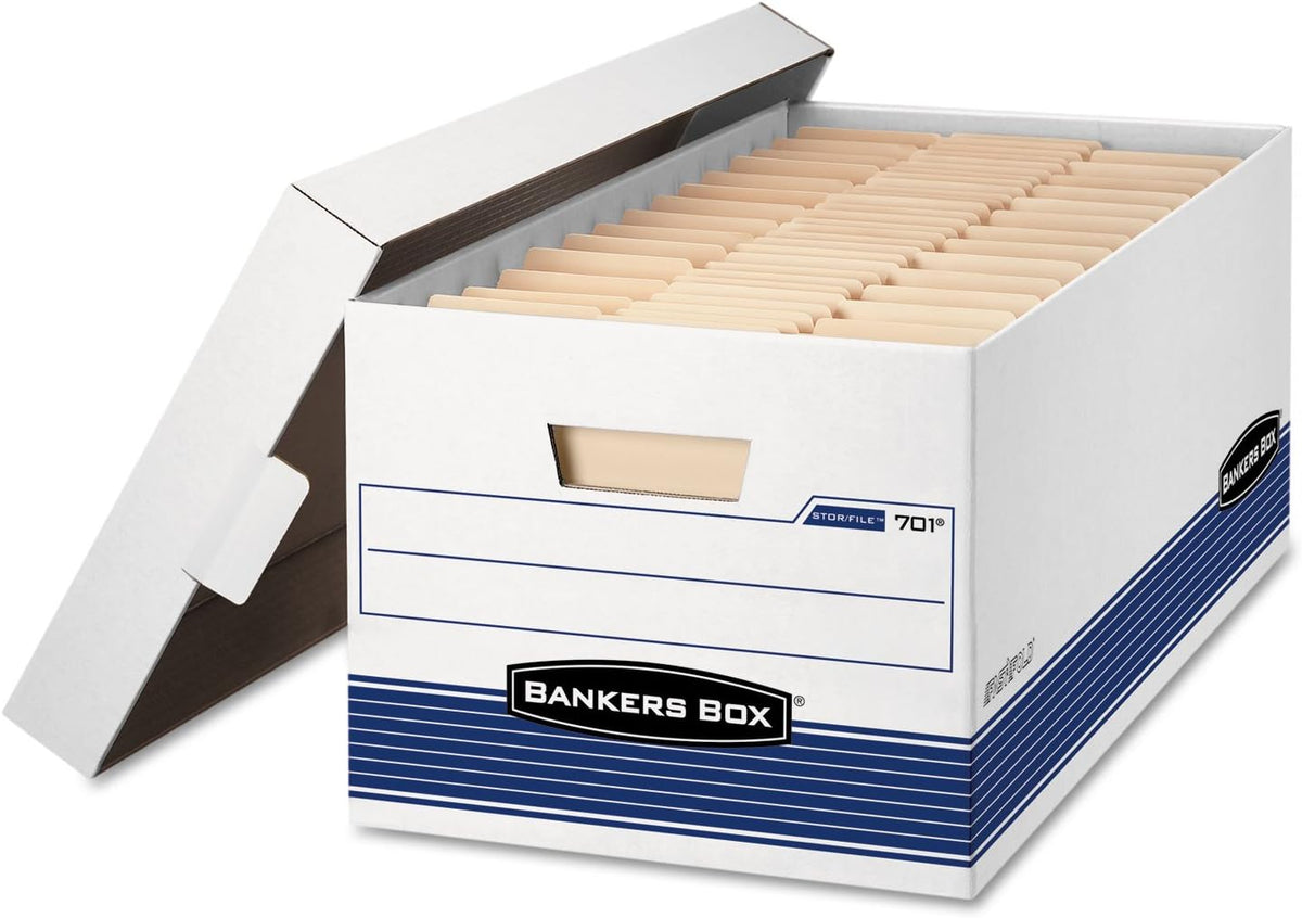 Bankers Box 12-Pack Medium Duty File Storage Boxes