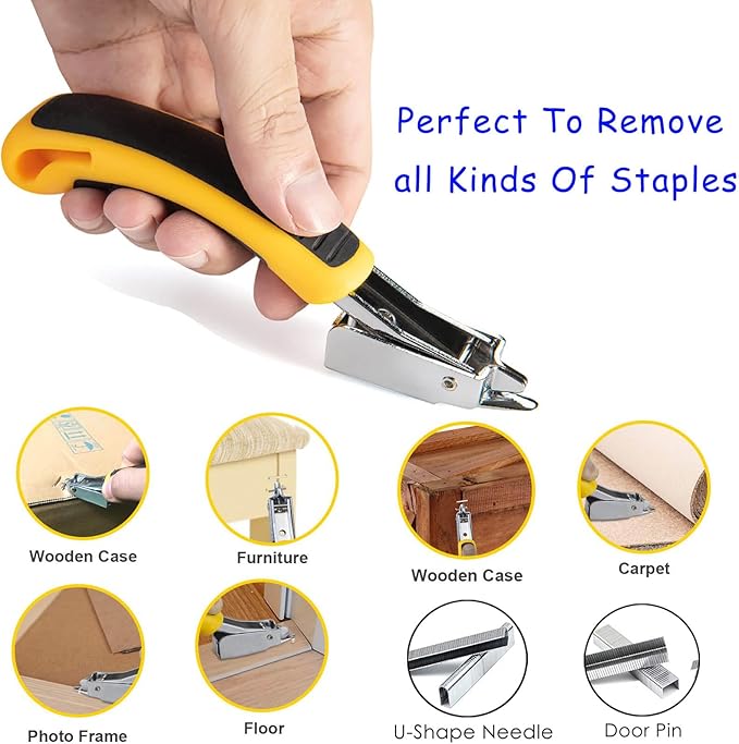 Staple Remover, Staple Puller Tool, Upholstery and Construction Heavy Duty - Image 6