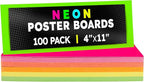 Hygloss Small Poster Board 4x11 by HyglossProductsInc