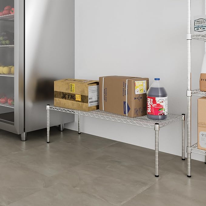 Regal Altair 18" Deep x 48" Wide x 14" Height Wire Shelving Kit | 1-Tier | NSF - Image 6