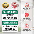 1PC Safety Sign, 14 x 10 Inches - Image 3