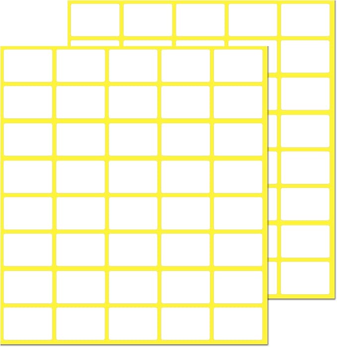 1000 Pack, 0.5" x 0.75" by TownStix