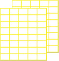 1000 Pack, 0.5" x 0.75" by TownStix