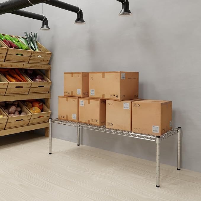 Regal Altair 18" Deep x 48" Wide x 14" Height Wire Shelving Kit | 1-Tier | NSF - Image 7