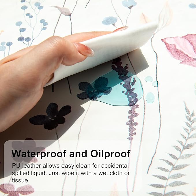 QiyI Large Mouse Pad, Cute Flower Desk Mat - Image 3