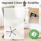 HOMEK Office Chair Mat for Hardwood Floor, Easy Glide, Protects Hard Surfaces - Image 4