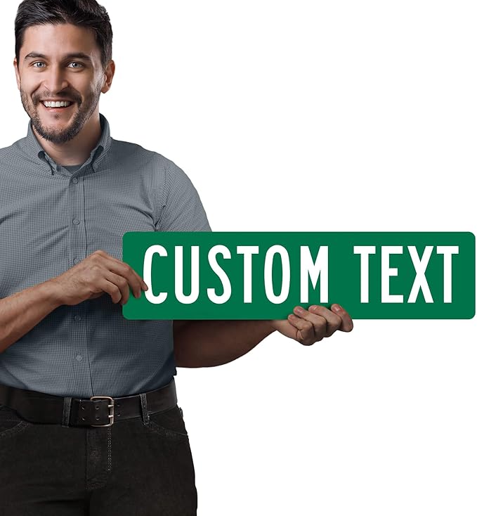 Custom Street Sign, Road/Address Sign, 8 Colors, Reflective Option, Mounting - Image 2