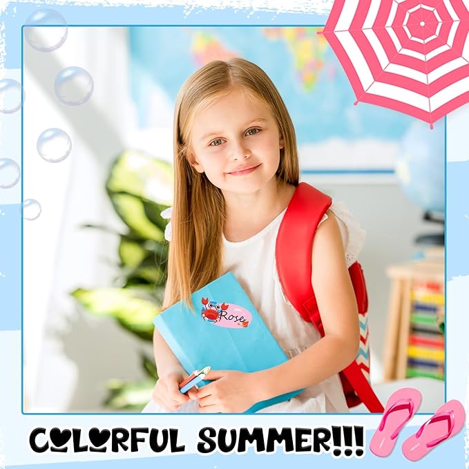 Henoyso 108 Pcs Summer Desk Name Tags - Image 3