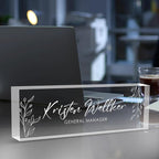 Custom Office Name Plate for Desk, Desk Name Plate Personalized, Personalized - Image 2