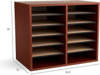 Safco Literature Organizer, 12 Compartments, Office and Classroom Mailbox - Image 6
