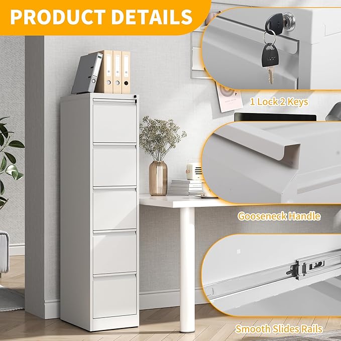 Reegangfa 5 Drawer File Cabinet - Image 6