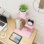 eliteroo desktop shelf, aesthetic desk organizer table top, view 9