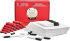 GAMENOTE White Board Dry Erase, Small Magnetic Lined White Board Set, Double - Image 7