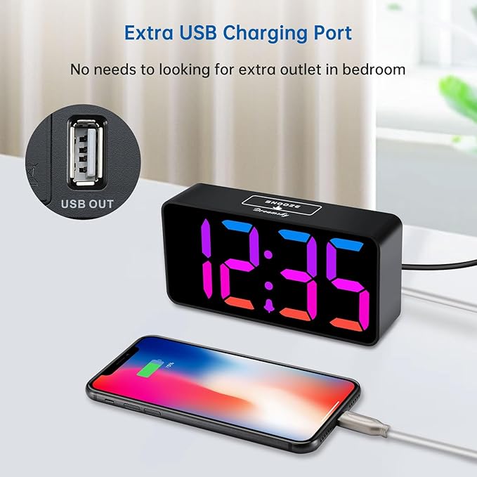 DreamSky Small Digital Alarm Clocks - Image 6