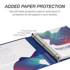 Samsill Economy 0.5 Inch 3 Ring Binder, Made in The USA, Round Ring Binder - Image 7