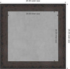 Amanti Art Black Framed Magnetic Board 25x25 Medium Vision Board - Image 3