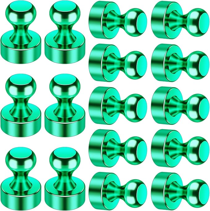VNDUEEY 16 Pack Green Fridge Magnets, Strong Magnets by VNDUEEY