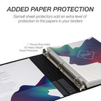 Samsill 1 Inch 3 Ring Binder, Made in USA, Economy Round Ring, 200 Sheet - Image 7