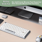 Boutilon Leather Desk Pad Protector, Non-Slip Mouse Pad, Laptop Desk Pad - Image 5